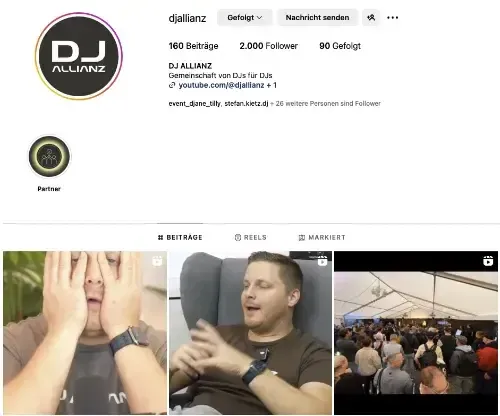 Instaprofil knackt 2000er Marke