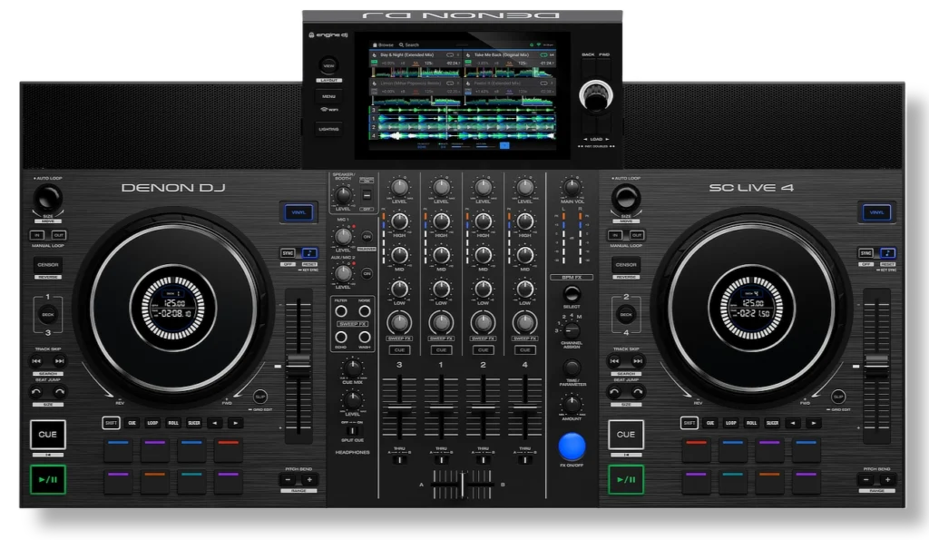 Denon SC Live 4 im Vergleich zum Denon Prime 4 plus