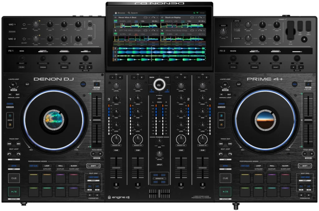 Denon Prime4+ im Vergleich zu Denon SC Live 4