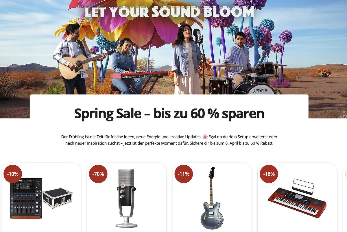 Spring Sale bei Thomann
