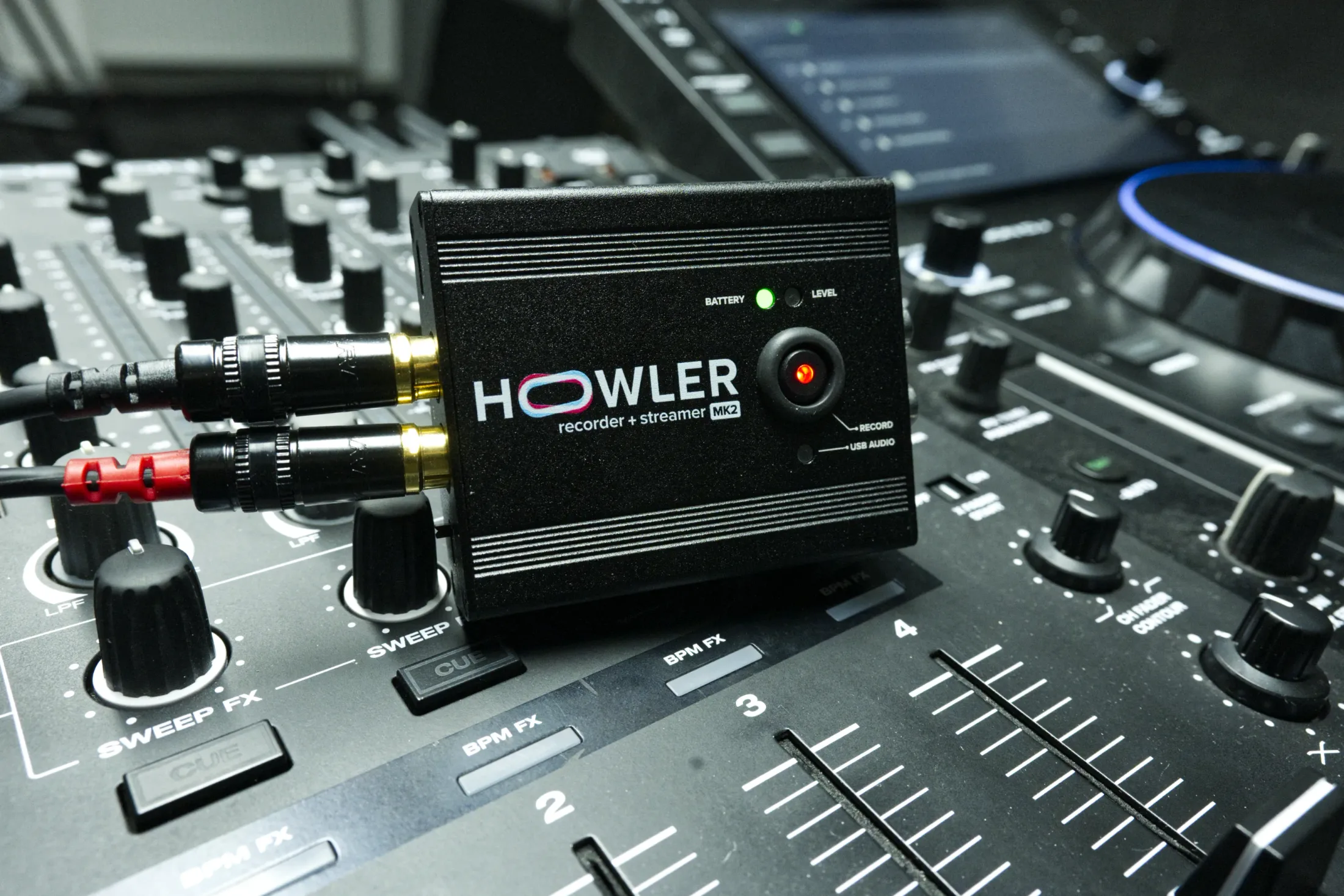 Howler Recorder angeschlossen
